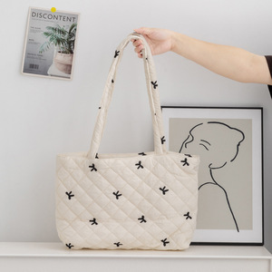 Borsa da spiaggia con stampa completa personalizzata WAALUU grande a spalla dolce borsa da viaggio floreale rosa chiaro Vintage con Tote <span class=keywords><strong>trapuntata</strong></span> e tasca - Product Image 5