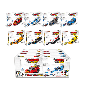 8 en 1 plastique guerrier assemblage voiture déformation Robot blocs de construction <span class=keywords><strong>jouet</strong></span> pour enfants - Product Image 4