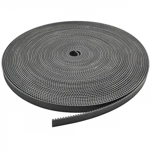 Courroies de distribution en polyuréthane (PU) dentées HTD 3M S3M 5M S5M HTD5M HTDS5M, couleur blanche et noire, largeur 20 mm, avec cordon en acier - Product Image 1