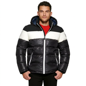 Premium Quality Puffer Jackets For Men With <b>Fur</b> Hood Long Size Kids Quilted Puffer Coat For Winters - Product Image 1
