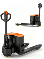 Chariot transpalette électrique entièrement automatique en gros d'usine 1,5t 2t 3t, capacité de charge personnalisée, batterie au plomb-acide, pneus en polyuréthane, électrique latéral