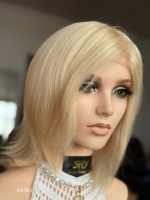 SHY Topper en cheveux humains européens, base mono, longueur personnalisée, programme de perruques sur mesure, fournisseur de marques