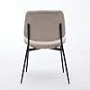 Chaises de salle à manger modernes avec pieds en métal Chaise d'appoint rembourrée avec <span class=keywords><strong>restaurant</strong></span> Vente directe d'usine - Product Image 3