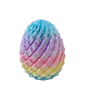 Jouet œuf de dragon torsadé imprimé en 3D, extensible, magnétique, sensoriel, anti-stress, puzzle, cadeau de fête de Pâques pour enfants et adultes - Product Image 2