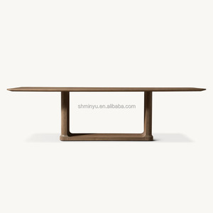 Myhome <span class=keywords><strong>2025</strong></span> Sang Trọng Hiện Đại 8 Chỗ Ngồi Bàn Ăn Đặt Rắn Gỗ Hình Chữ Nhật Bàn Bếp Cho Nhà Đồ Nội Thất Phòng Ăn - Product Image 6