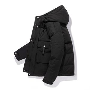 LAYENNE Veste d'hiver unisexe épaisse à capuche imperméable et ample pour hommes et femmes - Product Image 4