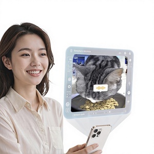 เครื่องให้อาหารสัตว์เลี้ยงอัตโนมัติอัจฉริยะ พร้อมกล้องวิดีโอ HD และระบบเสียง 2 ทาง ควบคุมผ่านแอพ WiFi  สำหรับแมว พร้อมตั้งเวลาให้อาหารได้ - Product Image 3