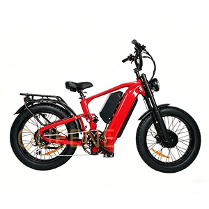 Double <b>Batteries</b> 60V <b>72V</b> 1500+1500 Dual Motors Hybrid Mountain Bike Fat Tire E-bike E Bike - Product Image 1