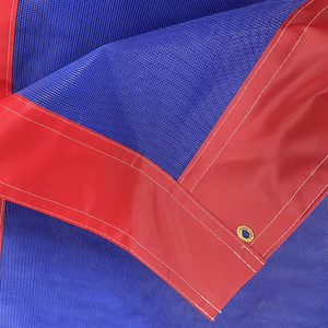 Tissu en maille de polyester enduit de PVC, feuilles de maille plastique pour la construction, protection des échafaudages, filet de sécurité, dé<span class=keywords><strong>coupe</strong></span> - Product Image 1