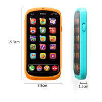 Téléphone éducatif tactile pour l'apprentissage précoce (version anglaise) – Jouet téléphone tactile pour enfants