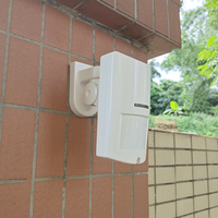 Capteur de mouvement PIR + micro-ondes à double technologie filaire 12 V CC, étanche IP65, 100 °   Détection de couverture de 12 m pour une utilisation en intérieur/extérieur