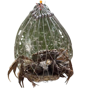 Gabbia per la Cattura di Granchi Definitiva con Rete da Pesca, Combo Portatile in Acciaio Inox per Lago, Fiume, Mare, Torrente, Pieghevole con Caratteristiche Morbide - Product Image 3