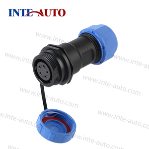 Conectores de Cable Impermeables Circulares IP68, Conector de Cable <span class=keywords><strong>SP</strong></span> 13 17 21 Personalizado de 4 5 6 Pines, Conector de Cable Impermeable M19 de <span class=keywords><strong>2</strong></span> 3 4 5 Pines - Product Image 6