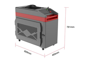 Láser HF HFC-1500 Bibo, Nueva Máquina de Limpieza Láser de Fibra Continua de Alta Potencia de 1500w, Refrigerada por Agua, para Acrílico, Aluminio y Metal - Product Image 2