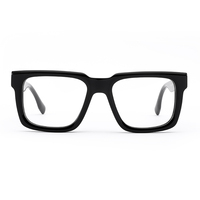 Montures de lunettes carrées surdimensionnées en acétate RTA-4905 pour hommes – Lunettes de vue tendance pour ordinateur, styles colorés pour adultes, livraison rapide