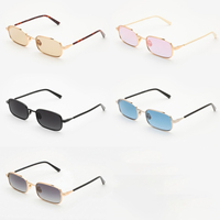 Lunettes de soleil rétro Finewell 3614, montures carrées en métal de haute qualité, verres polarisés TAC UV400, pour hommes et femmes, 2026
