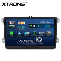 Autoradio Android de 9 Pulgadas para VW/Skoda/Seat, Qualcomm 665, 8+256GB, QLED IPS HD, Salida Óptica RCA, Sonido DTS, CE-XTRONS