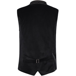 Chaleco de Terciopelo Medieval para Hombre, Traje de Caballero para Halloween, Chaqueta Blazer Clásica de Un Solo Pecho para Banquete, Disfraz de Oktoberfest - Product Image 5