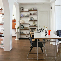 Bureau moderne en acier inoxydable, bureau haut de gamme créatif, design minimaliste, table de négociation, table à manger décontractée