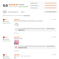 Sacs d'expédition personnalisés en polyéthylène écologique de grande quantité avec poignée pour emballage textile