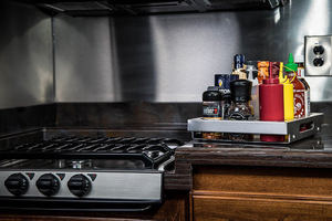 رف مشروبات مخصص من الفولاذ المقاوم للصدأ مكون من 12 عبوة ، رف تخزين لصينية التقديم - Product Image 4