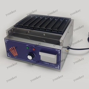 Parrilla eléctrica comercial para perros calientes, máquina para hacer perros calientes, <span class=keywords><strong>asador</strong></span> <span class=keywords><strong>de</strong></span> <span class=keywords><strong>salchichas</strong></span> con calentador <span class=keywords><strong>de</strong></span> alimentos, salchicha a la parrilla Teppanyaki - Product Image 2