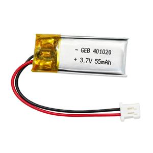 401020 3,7 В 55 мАч литий-полимерный аккумулятор для Носимых устройств TWS наушники - Product Image 1