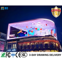 P3.91 P4 P6 P10 Yüksek Parlaklıklı Dış Mekan LED Ekranlar, İşletme Reklamcılığı için Video Duvar Paneli