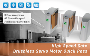 Eissolution EI-PYZ003D chip duy nhất tự động cho người đi bộ turnstile an toàn đáng tin cậy Nhận dạng khuôn mặt trượt cửa kiểm soát truy cập - Product Image 5