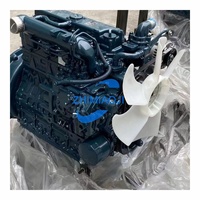 Accessoires de machines de construction, moteur diesel complet d'excavatrice d'origine neuf, assemblage de moteur V2203 V2403 pour Kubota