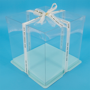 8 pollici di Togliere Tutti I PET Trasparente Da Forno Torta di Alimentazione di Plastica Contenitore di Imballaggio <span class=keywords><strong>per</strong></span> la Torta - Product Image 4