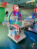 Jeu d'arcade de football à 2 joueurs Machine de tir de baby-foot Table de baby-foot Garantie 1 an Poussoir d'amusement