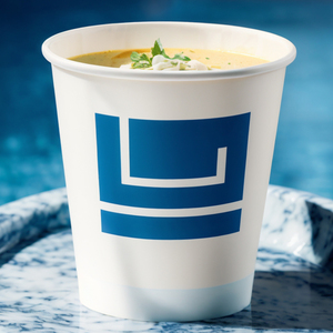 Monouso tazza di zuppa di Ramen di Noodle carta Kraft a doppia parete contenitore per alimenti da asporto ciotola per zuppa calda con coperchio Eco Friendly - Product Image 1