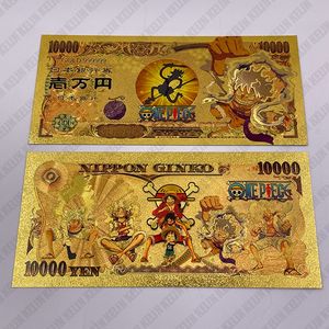 La Chine a fabriqué d'anime japonais <span class=keywords><strong>One</strong></span> <span class=keywords><strong>Piece</strong></span> 10000 yens commerce d'argent fournisseurs de billets de banque plaqués feuille d' - Product Image 5