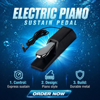 Pédale de sustain simple, approvisionnement direct usine, pédale amortisseur universelle pour clavier, achat en gros pour piano 61 ou 88 touches