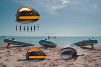 Pompe à air électrique rechargeable 20 psi pour SUP, kayak, bateau gonflable, kite, dégonflage de tente