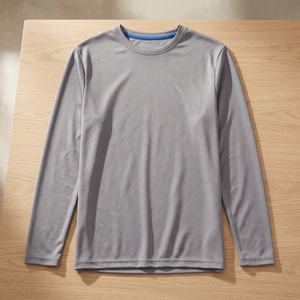 Chemises en tissu thermique personnalisées, fabricant OEM ODM, isolation premium, respirantes à l'avant, marque privée, vente en gros, douces, confortables et ajustées - Product Image 3