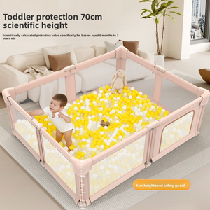 Corralito Plegable para Bebés con Tapete de Juego, Corralito de Seguridad Portátil Todo en Uno para Bebés y Niños Pequeños, Uso en Interiores y Exteriores - Product Image 2