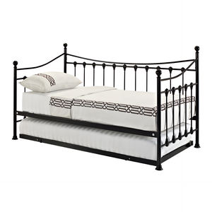 Venta caliente moderno doble <span class=keywords><strong>cama</strong></span> de Metal <span class=keywords><strong>ruedas</strong></span> 3 pies <span class=keywords><strong>cama</strong></span> individual convertible día litera Modular marco extensible dormitorio refrigeración bebés - Product Image 3