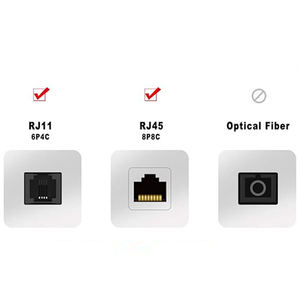 Câble de conversion de signal téléphonique Ethernet HOTION <span class=keywords><strong>RJ11</strong></span> vers <span class=keywords><strong>RJ45</strong></span> CAT3 <span class=keywords><strong>1M</strong></span> avec gaine en PVC - Product Image 4