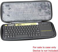 Tas Penyimpanan Pelindung Keras EVA Anti Air untuk Perjalanan, Tas Jinjing untuk Keyboard Multi-Perangkat Custom AOYE K480