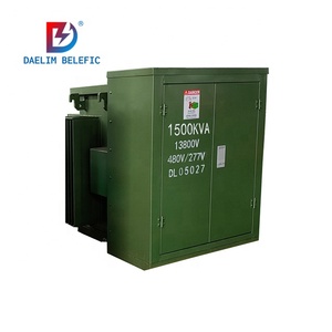 Ba giai đoạn Pad gắn điện biến áp 1250 2500 KVA 1500 3750 KVA 2mva 34.2kv 34.5kv giá - Product Image 2