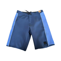Shorts pour hommes en tissu de sport respirant à séchage rapide, à taille élastique, en spandex/polyester uni, pour la plage, la natation, le surf, la course à pied