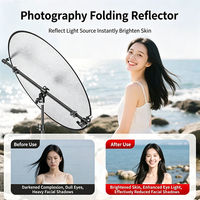 Kit de support de réflecteur pour extérieur et studio, support de réflecteur, bras articulé réglable, support universel pour photographie, pour diffusion en direct