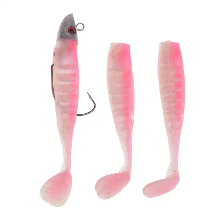 Silicone Fishing Tackle, Silicone Jig Head Bait