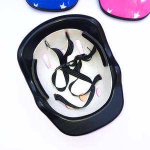 Casco protector para ciclismo para niños, rojo, azul, rosa, 6 orificios Tk con patrón de estrellas para niños, bicicleta de equilibrio, patinete, patines - Product Image 5