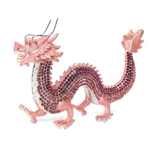 SHINNYGIFTS regali aziendali di fascia alta in smalto peltro ornamenti per ufficio in metallo pieno diamante con tecnica di placcatura modello zodiacale - Product Image 4