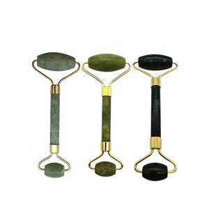 Miss Beauté Nouveautés <span class=keywords><strong>Chine</strong></span> Meilleur 100% Vert naturel Rouleau Pierre Organique <span class=keywords><strong>Jade</strong></span> Masseur Portatif De Rouleau de Massage - Product Image 1