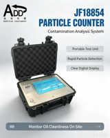 Compteur de particules portable haute précision ISO4406 ADDITION pour l'analyse de la propreté des fluides hydrauliques, protection IP57