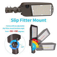 Luminaire LED 150W de type Shoebox avec cellule photoélectrique intelligente, étanche IP66, pour l'éclairage des campus et des autoroutes